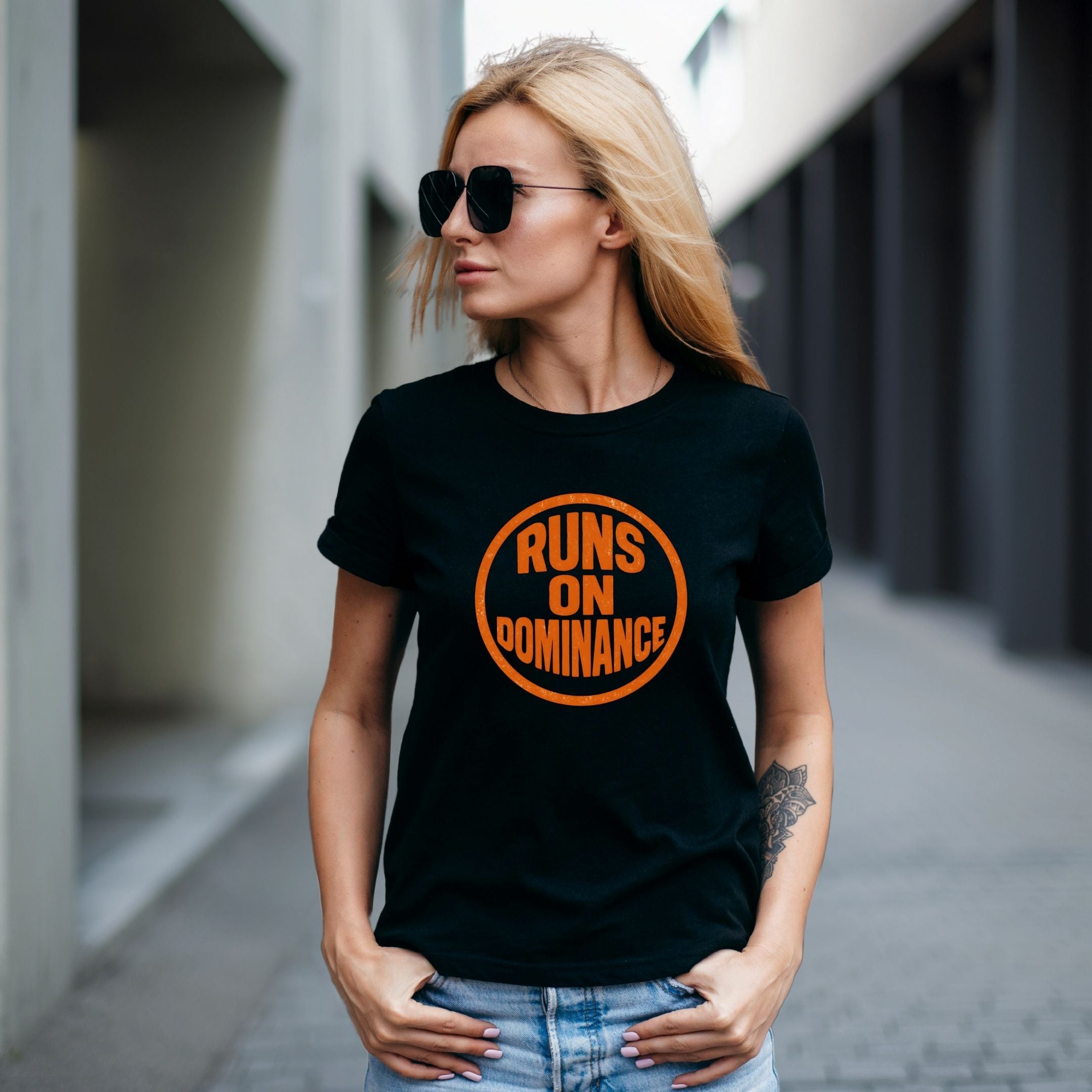 Runs on Dominance Savage Streetwear Shirt, Alpha Mindset Tee, Gym Grind Apparel