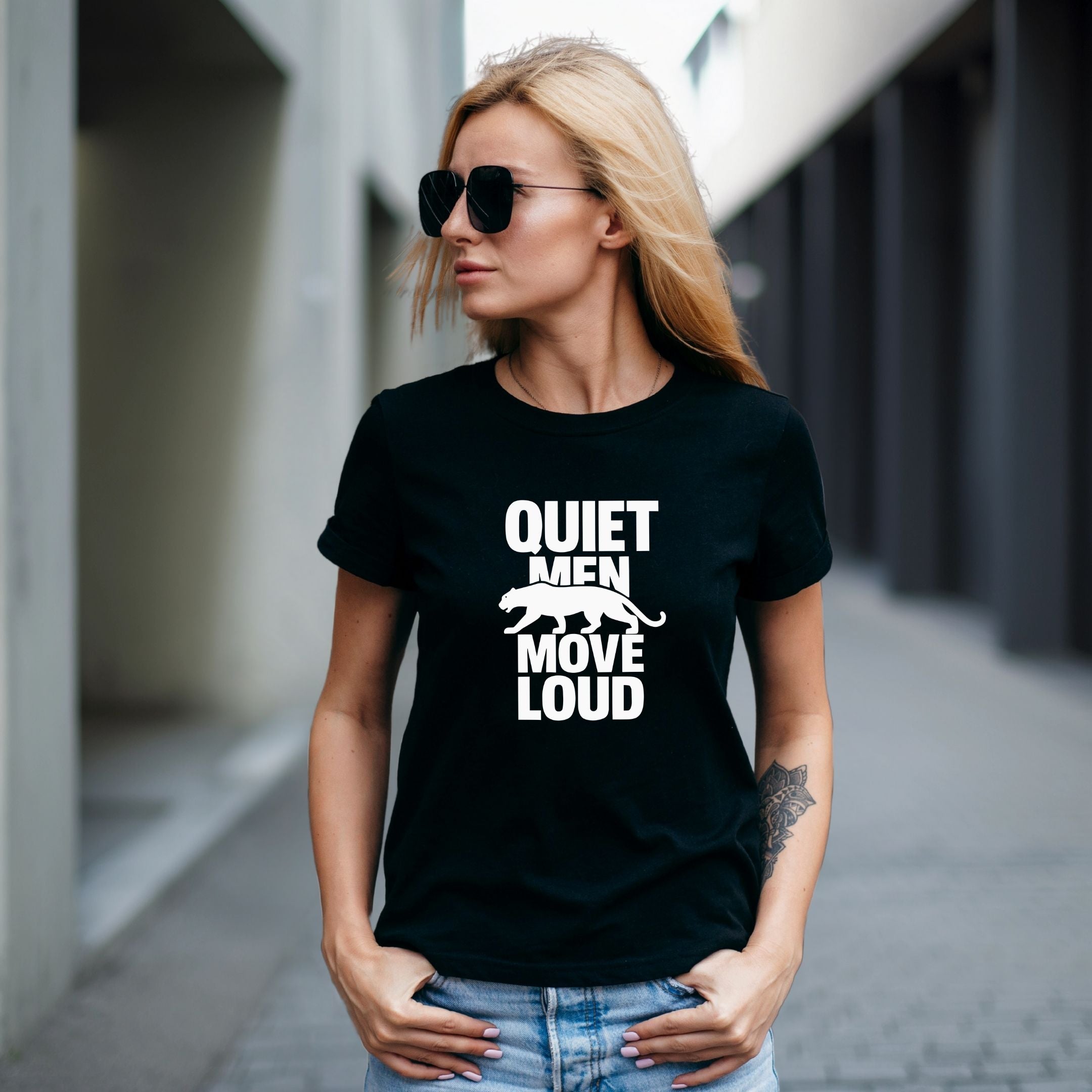 Quiet Men Move Loud Introvert Shirt, Hustle Culture Tee, Bold Mindset Shirt