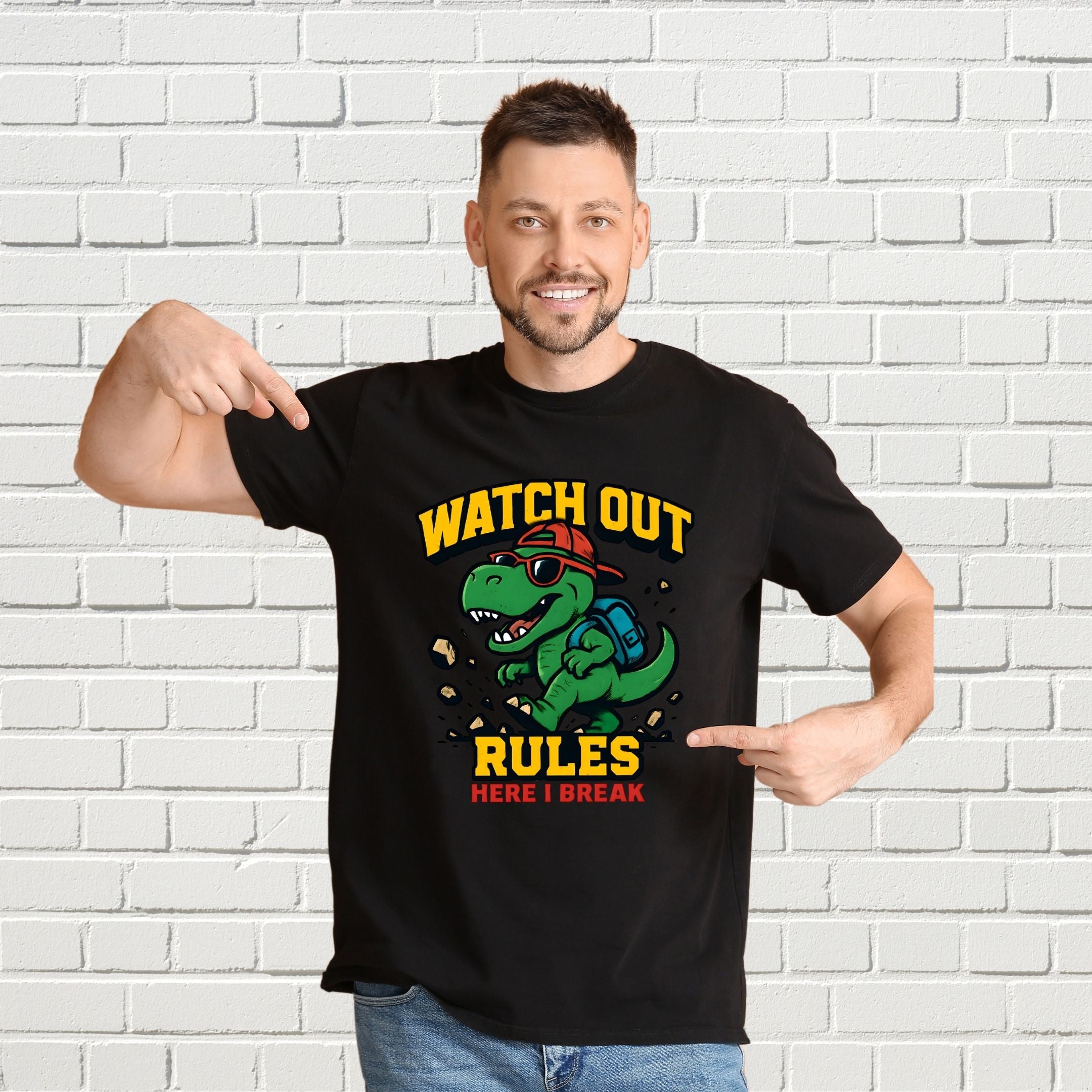 Watch Out Rule Here I Break Rebel Streetwear Shirt, Rule Breaker Tee, Savage Mindset Apparel