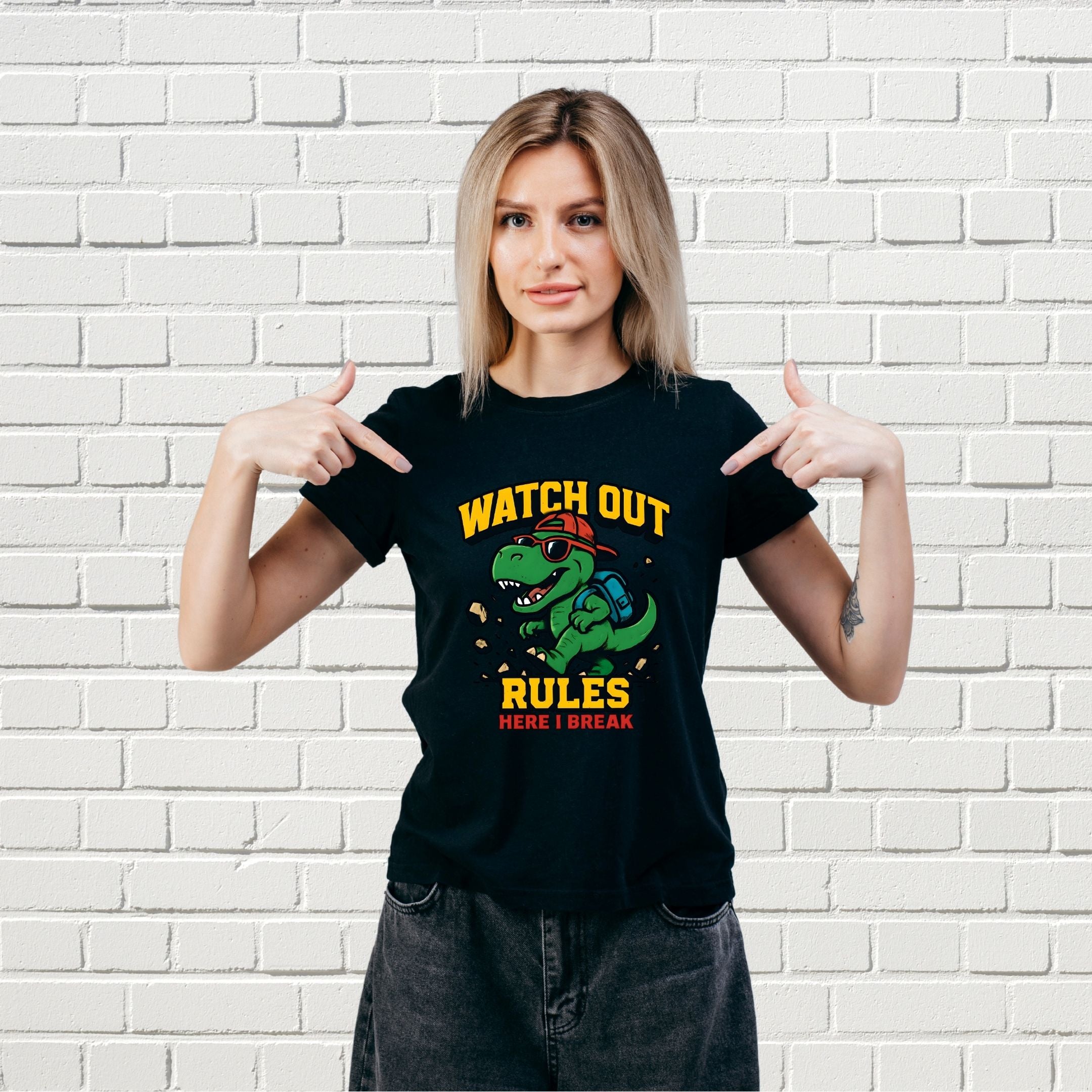 Watch Out Rule Here I Break Rebel Streetwear Shirt, Rule Breaker Tee, Savage Mindset Apparel
