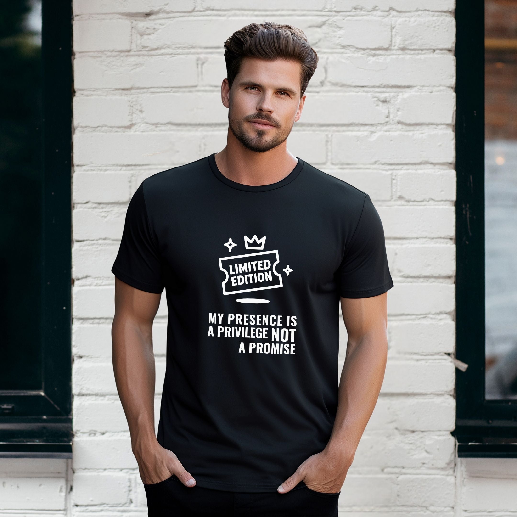 Limited Edition My Presence Is a Privilege Not a Promise Shirt, Statement Introvert Tee, Bold Confidence Gift