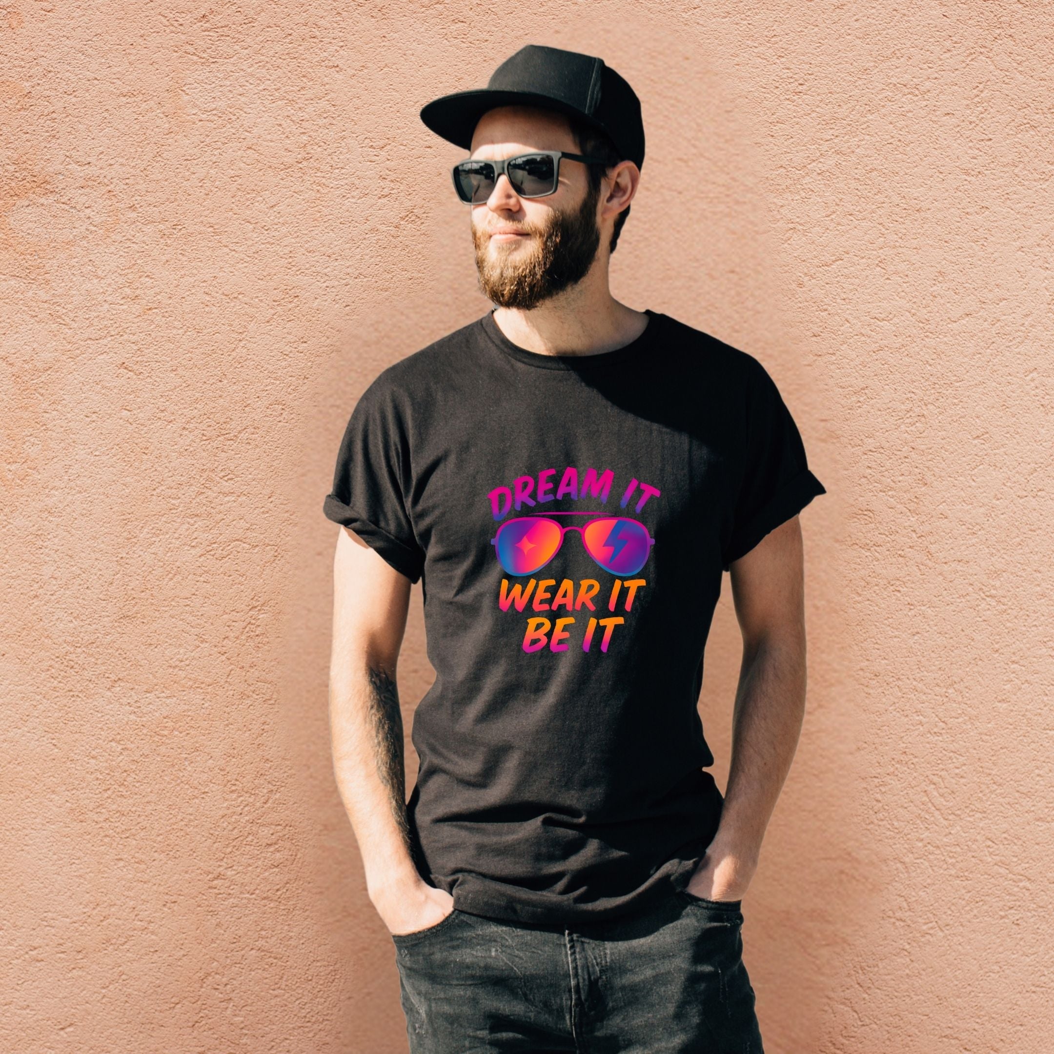 Dream It Wear It Be It Motivational Shirt, Manifestation Tee, Lifestyle Confidence Apparel