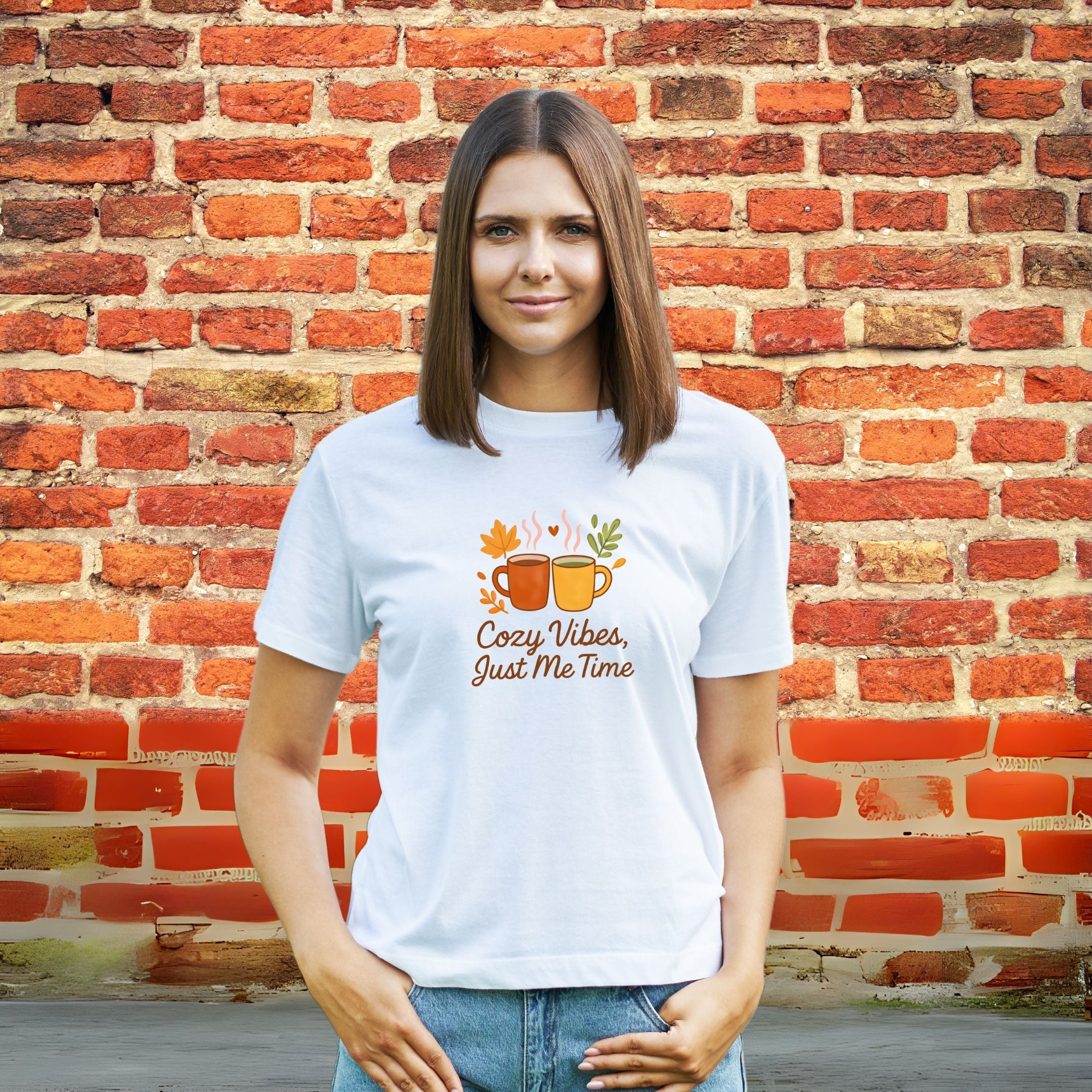 Cosy Vibes Just Me Time Self-Care Shirt, Autumn Comfort Tee, Introvert Relaxation Apparel