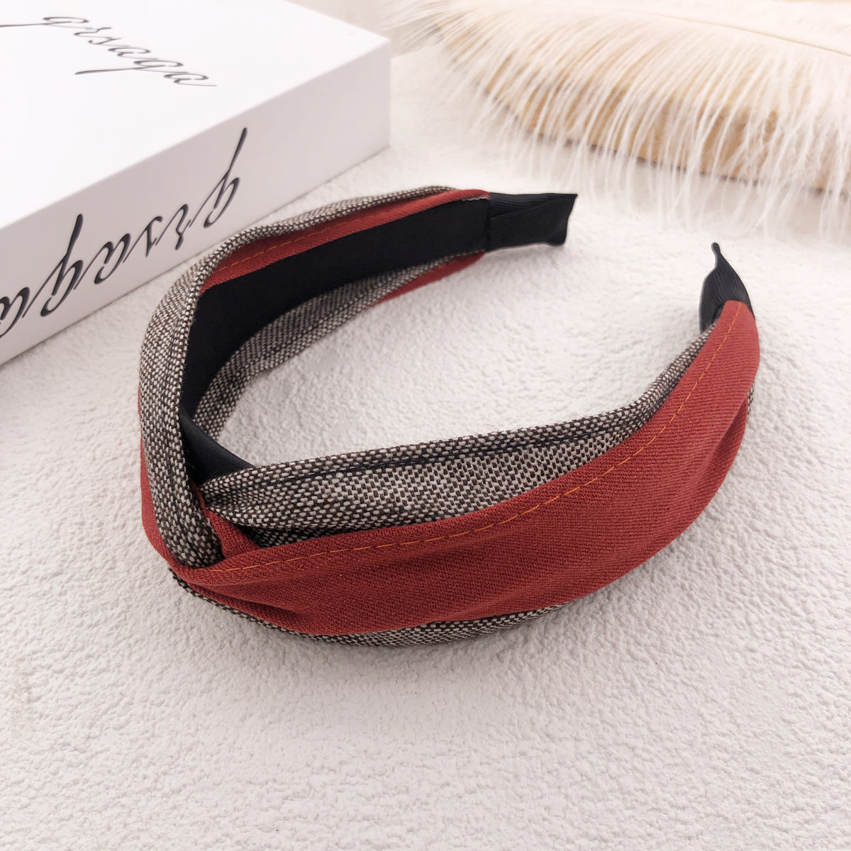 Suede Floral Hair Hoop – Soft, Colorful Headband for Everyday Styling and Occasions