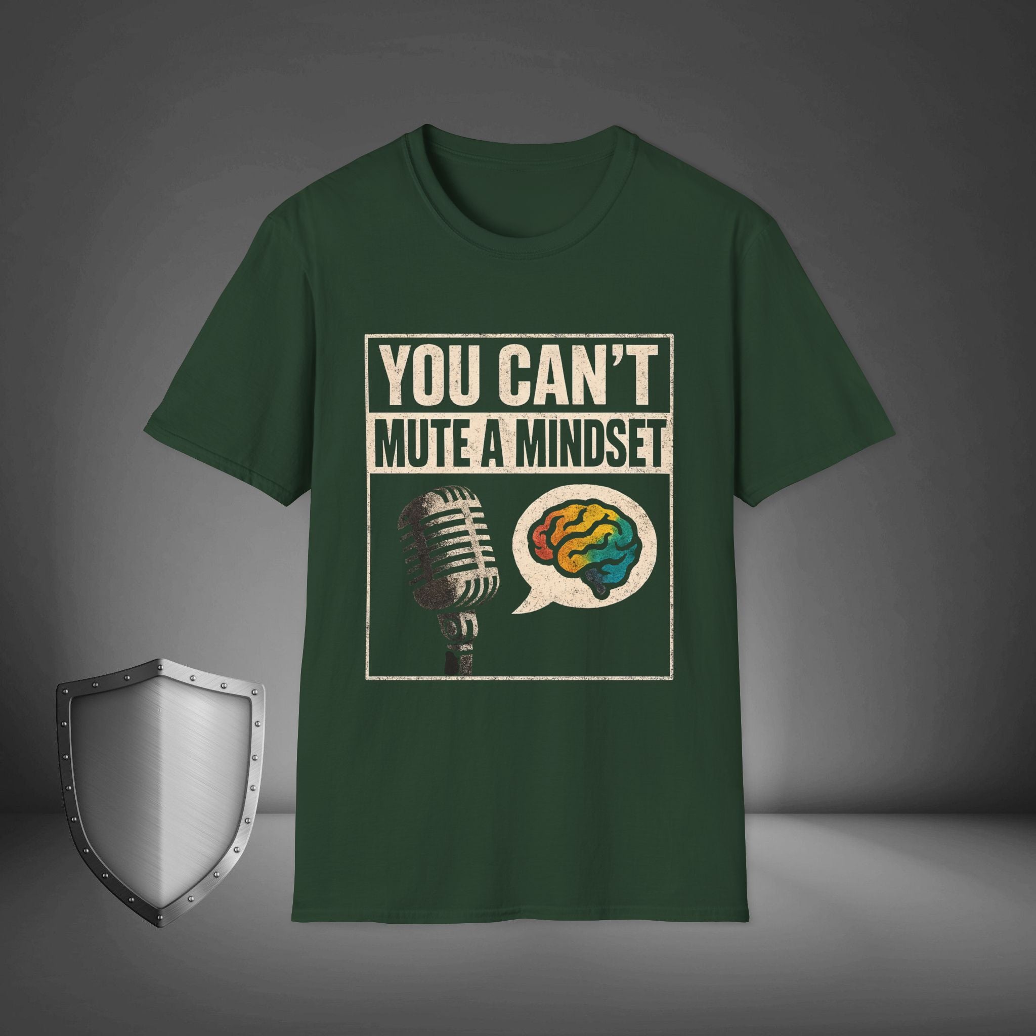 You Can’t Mute a Mindset Streetwear Shirt, Entrepreneur Grind Tee, Athlete Mindset Gift