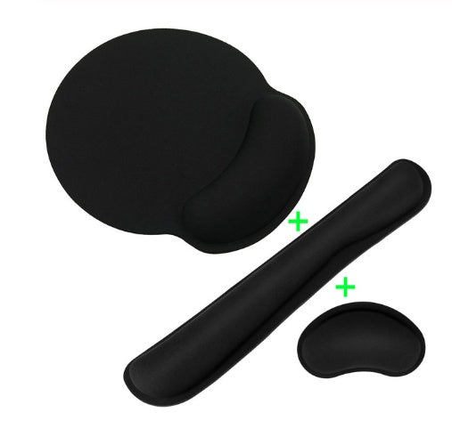Wrist Rest Pad Set for Keyboard & Mouse - Soft Memory Foam Support for All-Day Typing & Gaming Comfort