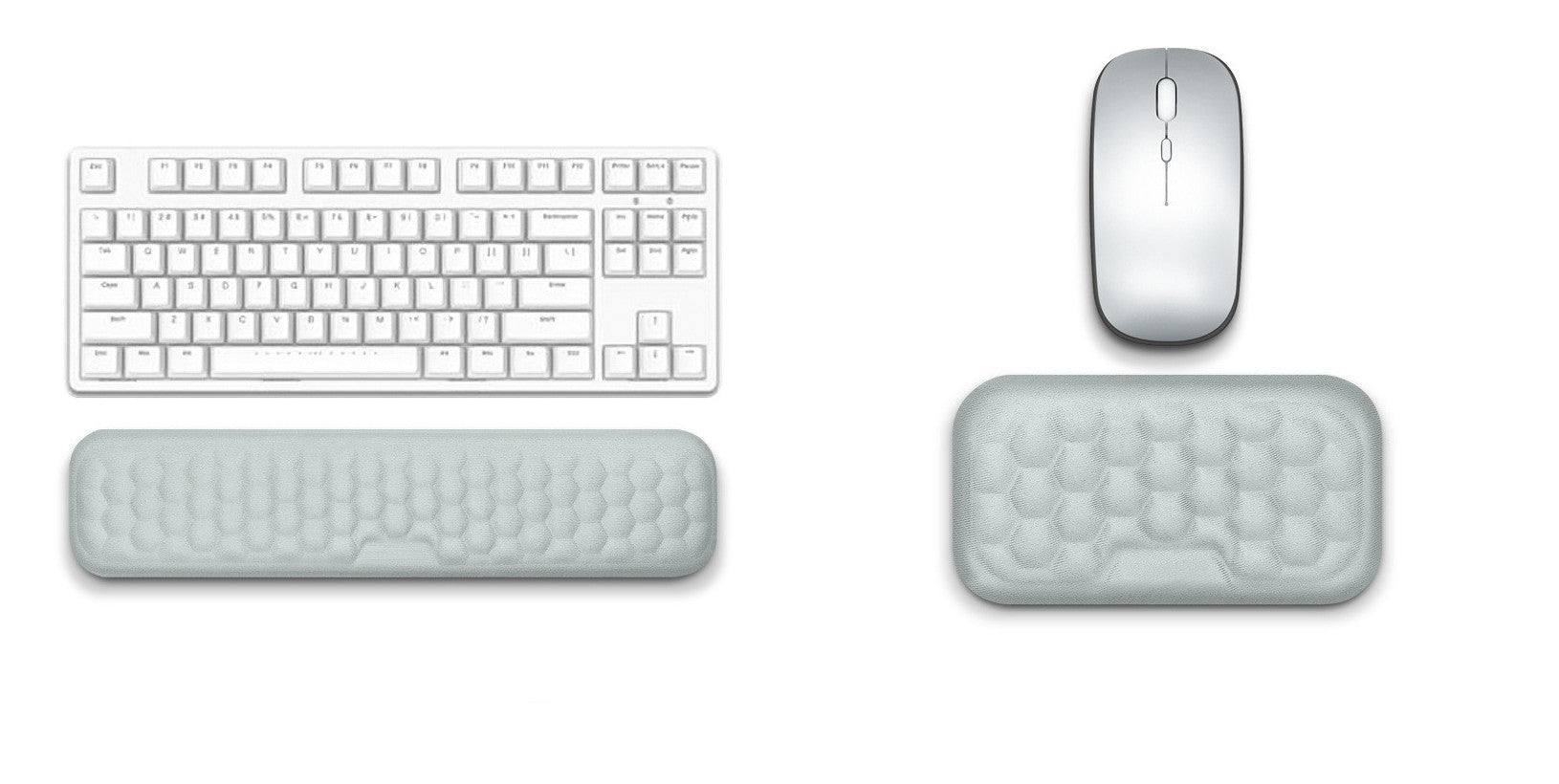 Comfy Memory Foam Wrist Rest for Mouse - Soft Support for Typing & Gaming