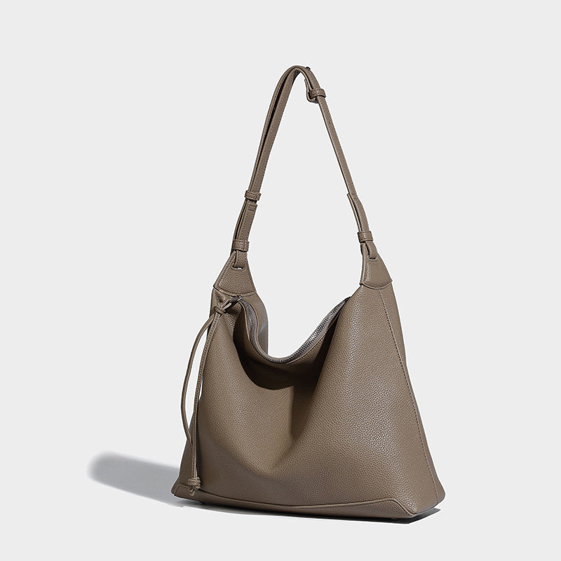 Large Capacity Soft PU Shoulder Bag - Stylish Shoulder Bag for Work & Travel
