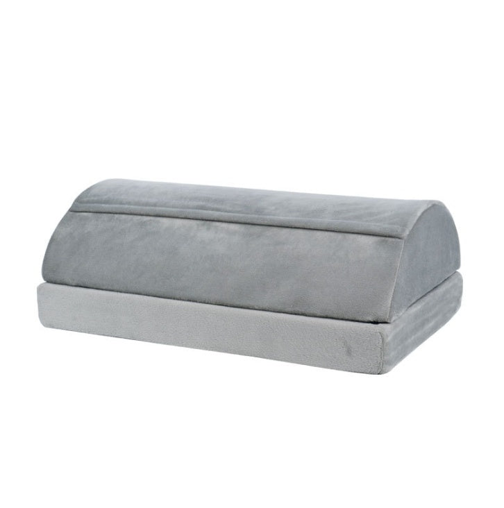 Foot Rest for Under Desk at Work - Double Layer High-Density Sponge Foot Stool for Leg Support & Better Posture, Office & Home Use