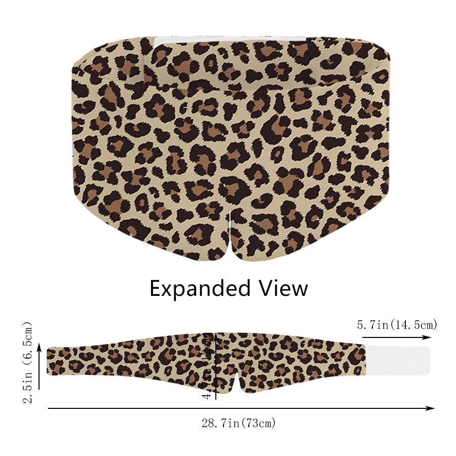 Silk-Like Bamboo Fiber Stretch Satin Eye Mask - Adjustable Blackout Cover for Travel & Deep Sleep