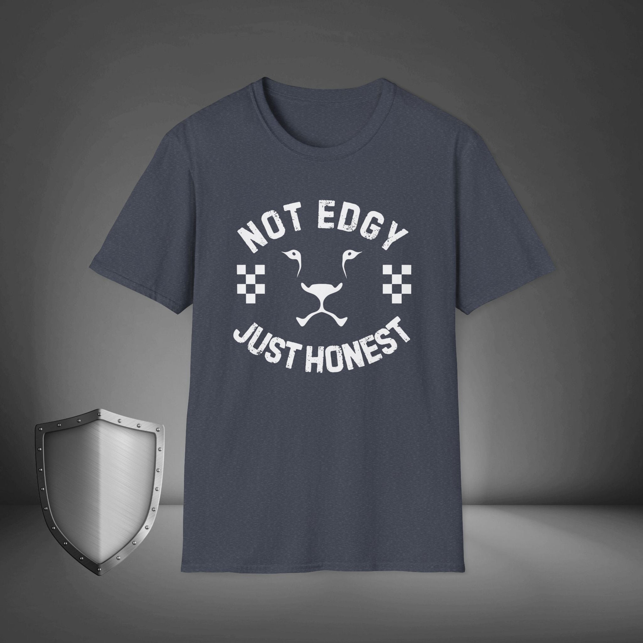 Not Edgy Just Honest Minimalist Streetwear Shirt, Bold Personality Tee, Truth Over Trends Shirt