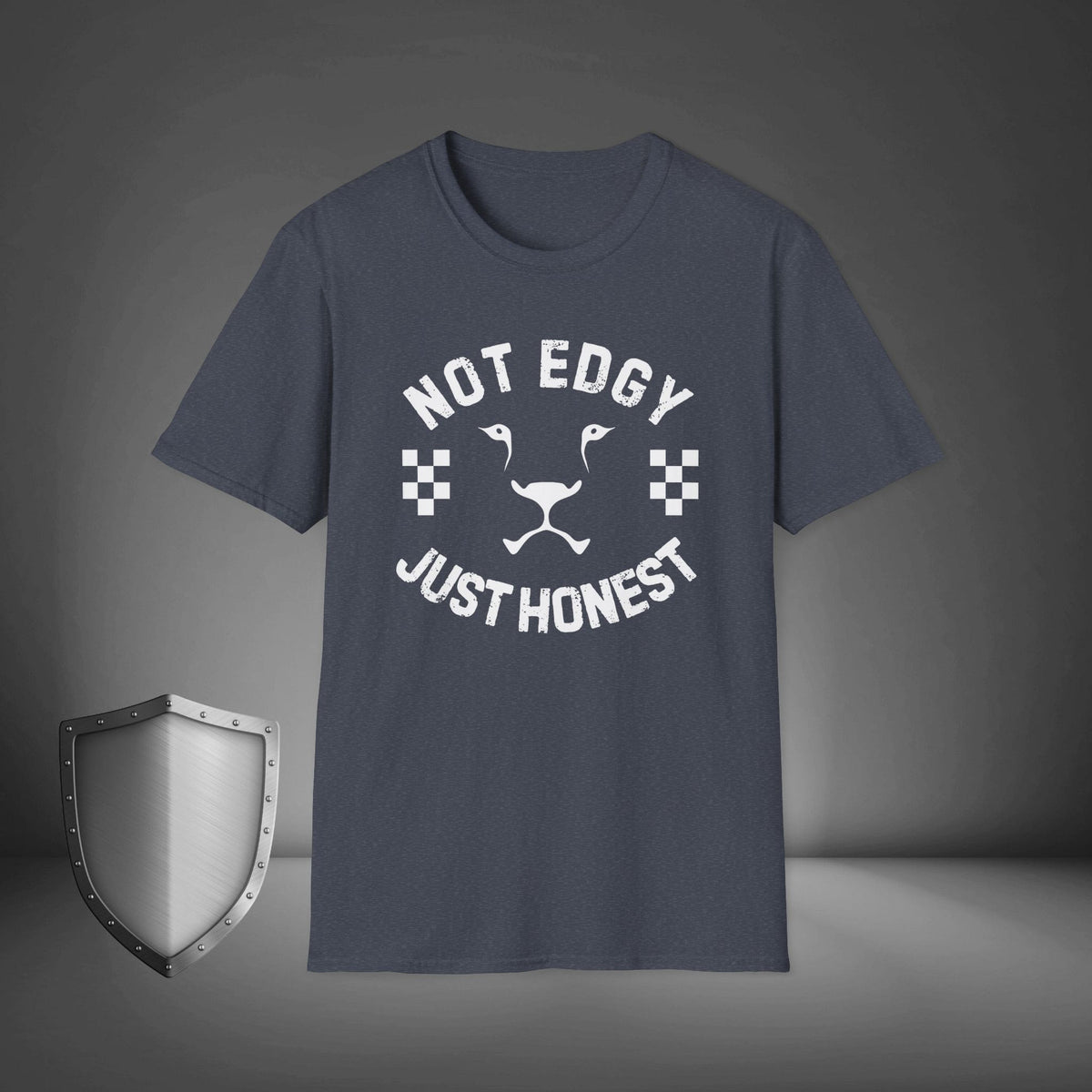 Not Edgy Just Honest Minimalist Streetwear Shirt, Bold Personality Tee, Truth Over Trends Shirt
