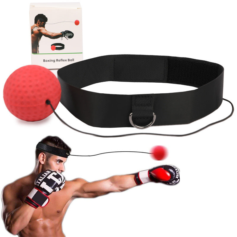 Fight Training Magic Ball - Headband Boxing Reflex Trainer for Speed & Coordination