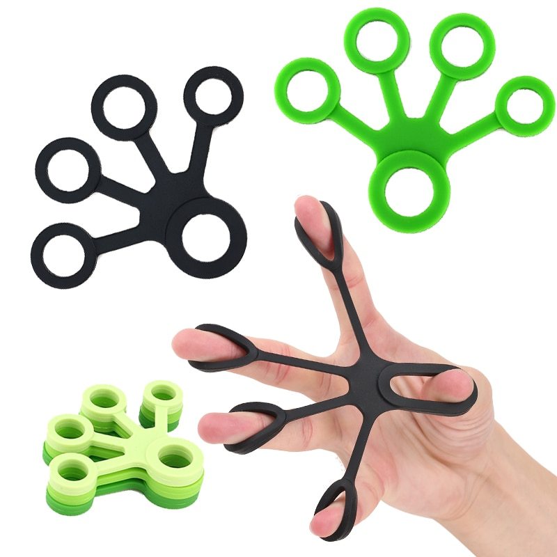 Silicone Finger Stretcher - Hand Grip Strengthener for Arthritis Pain Relief & Rehabilitation