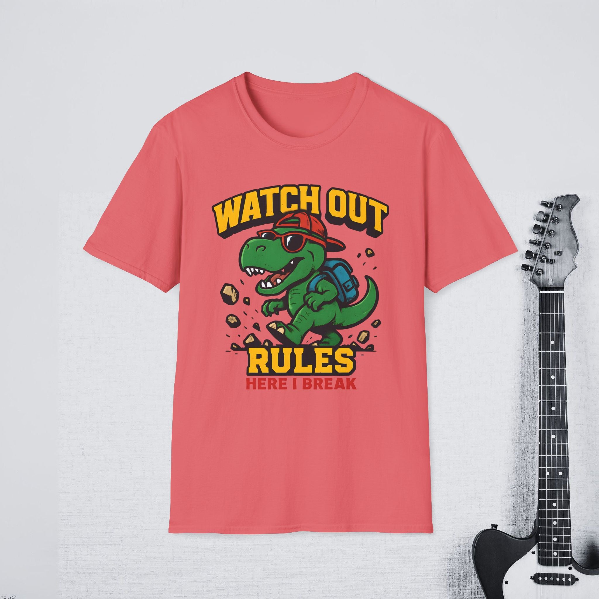 Watch Out Rule Here I Break Rebel Streetwear Shirt, Rule Breaker Tee, Savage Mindset Apparel