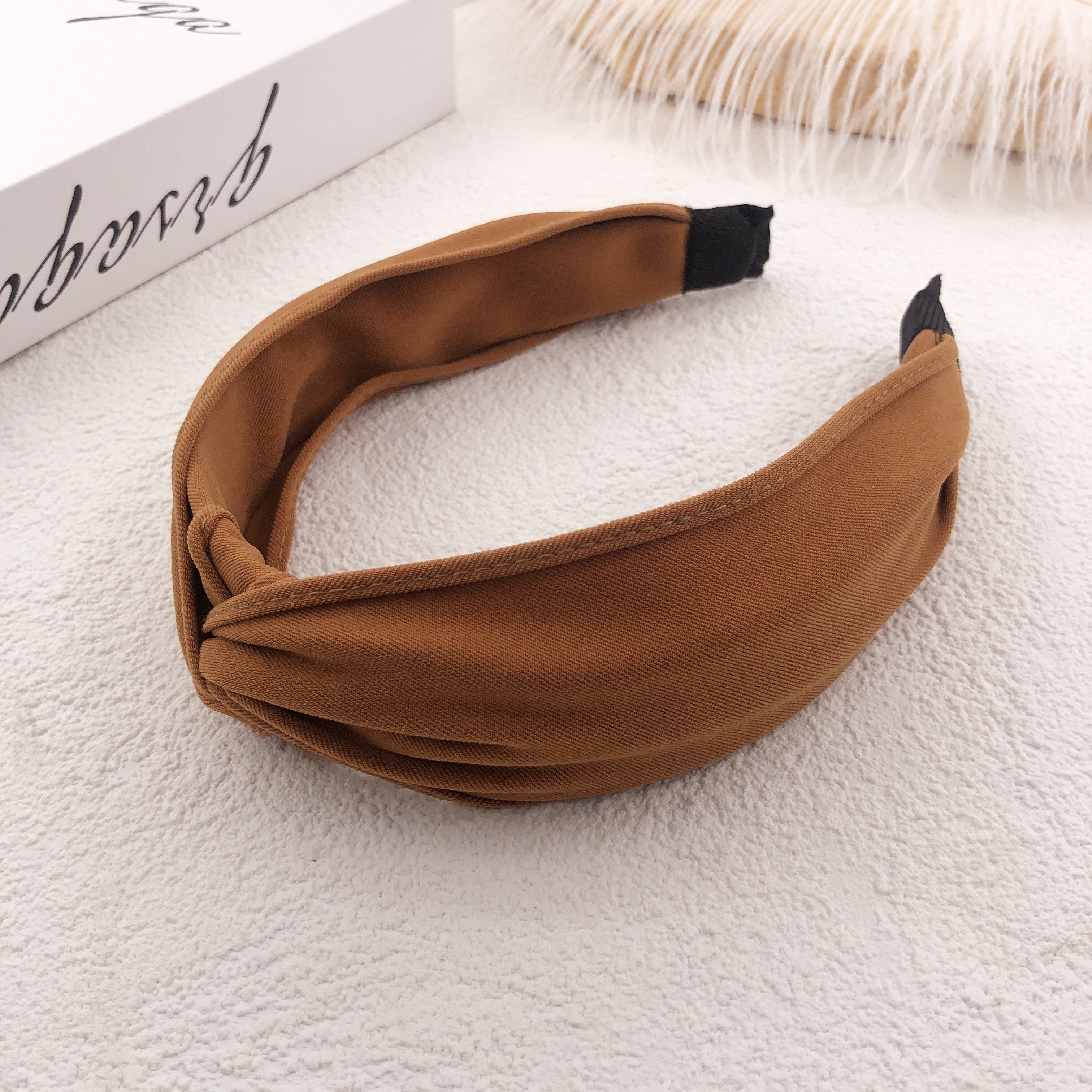 Suede Floral Hair Hoop – Soft, Colorful Headband for Everyday Styling and Occasions