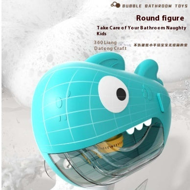 Baby Bath Bubble Blower Toy - Cute Music Machine with LED Lights for Toddler Water Play