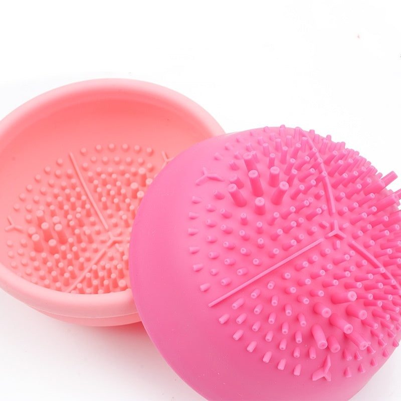 All-in-One Electric Makeup Brush Cleaner - No-Assembly, Travel-Friendly, Deep Clean Solution