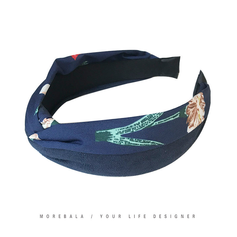 Suede Floral Hair Hoop – Soft, Colorful Headband for Everyday Styling and Occasions