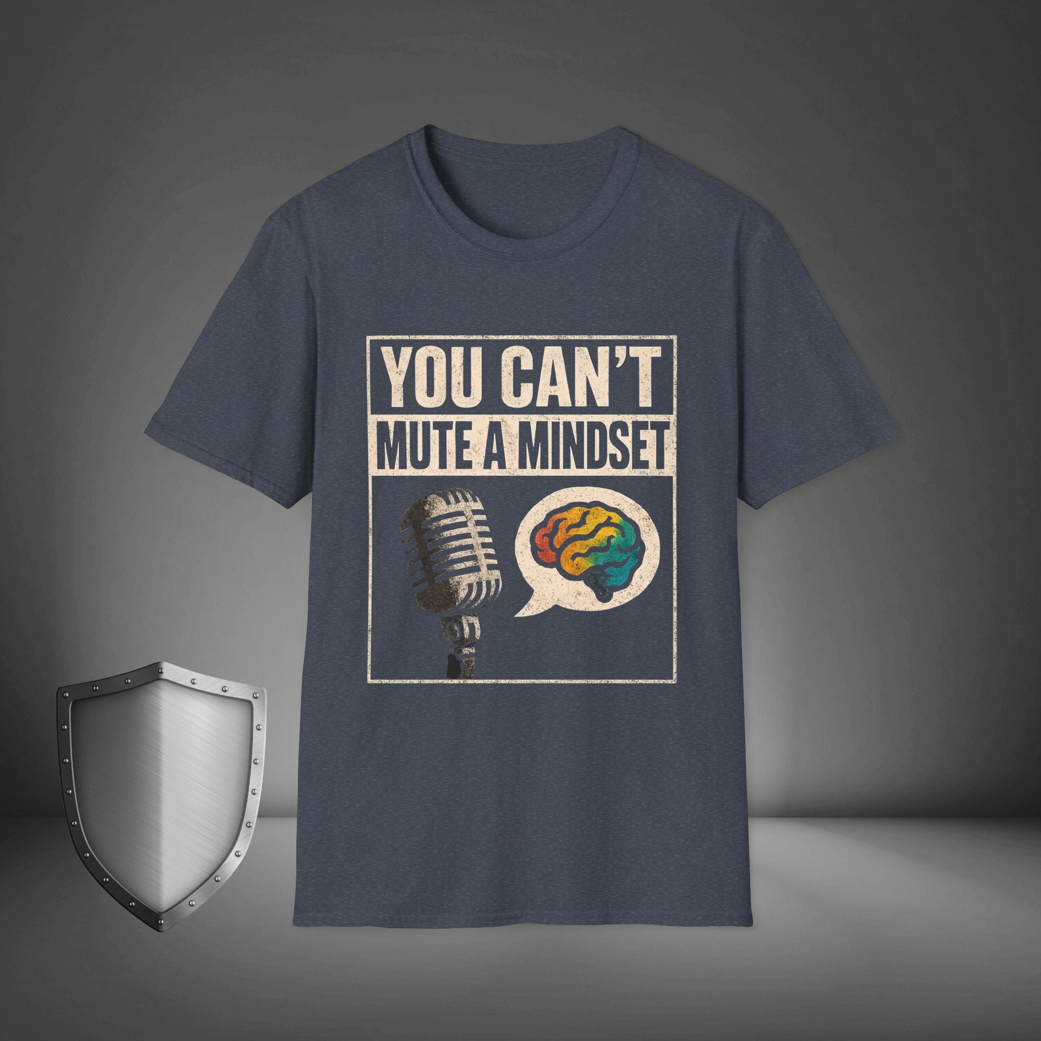You Can’t Mute a Mindset Streetwear Shirt, Entrepreneur Grind Tee, Athlete Mindset Gift