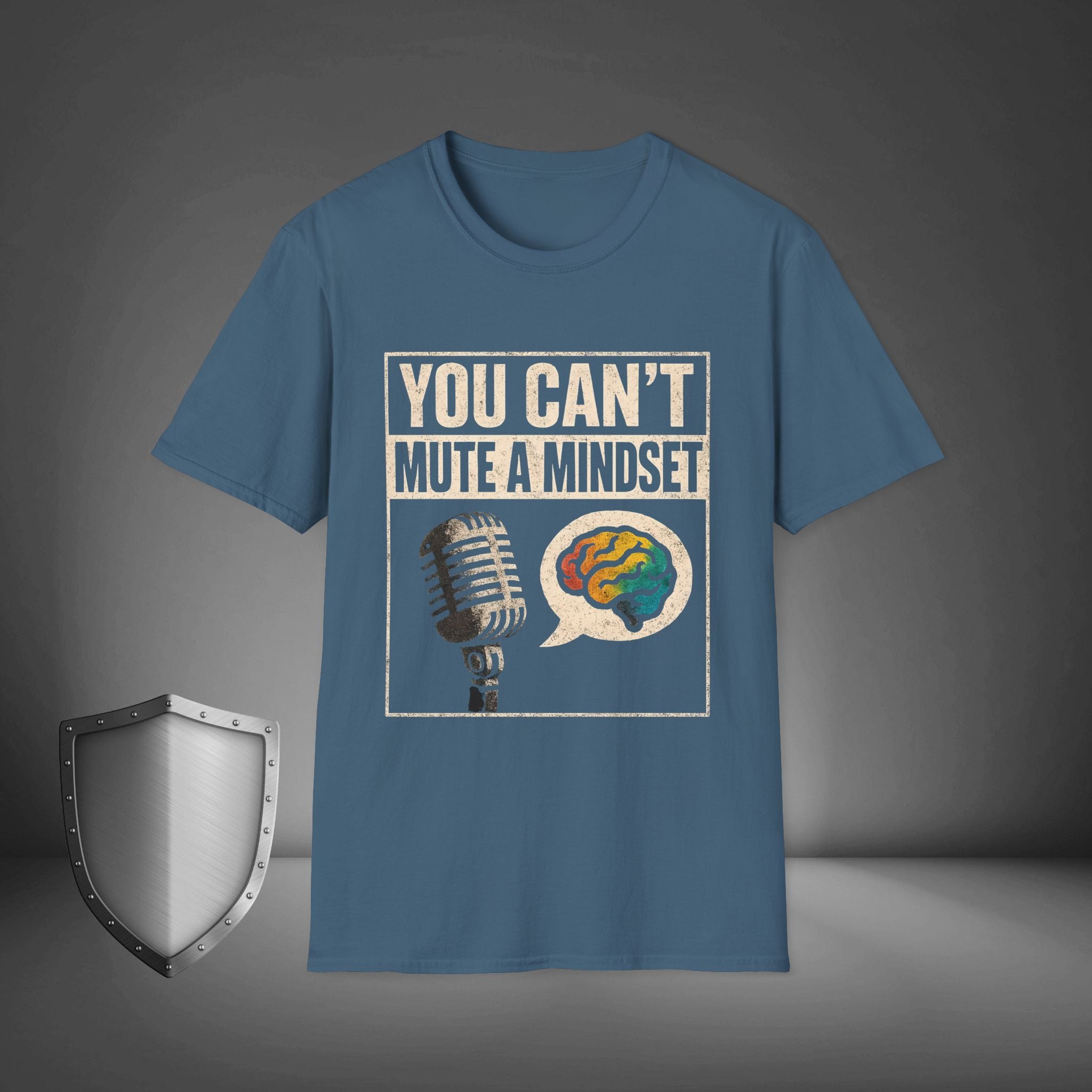 You Can’t Mute a Mindset Streetwear Shirt, Entrepreneur Grind Tee, Athlete Mindset Gift