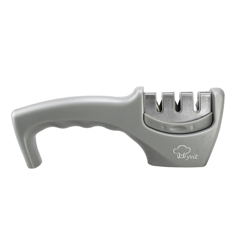 3‑Stage Kitchen Knife Sharpener - Detachable, Easy‑Clean Tool with Ergonomic Handle
