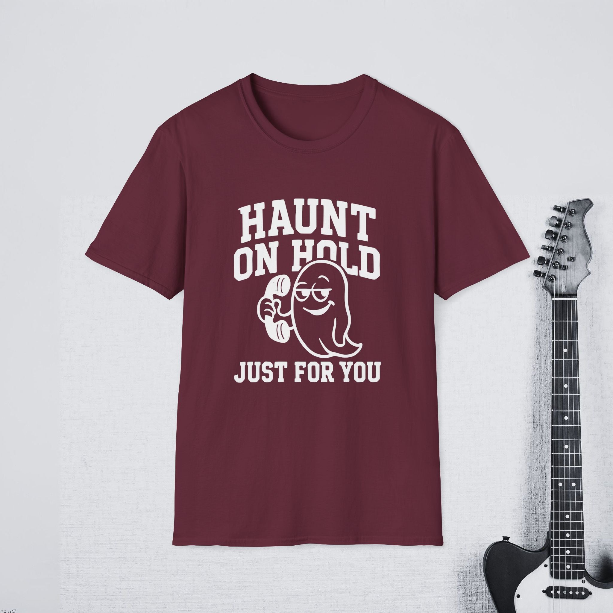 Haunt on Hold Just for You Gothic Romance Shirt, Dark Aesthetic Streetwear Tee, Mysterious Love Apparel