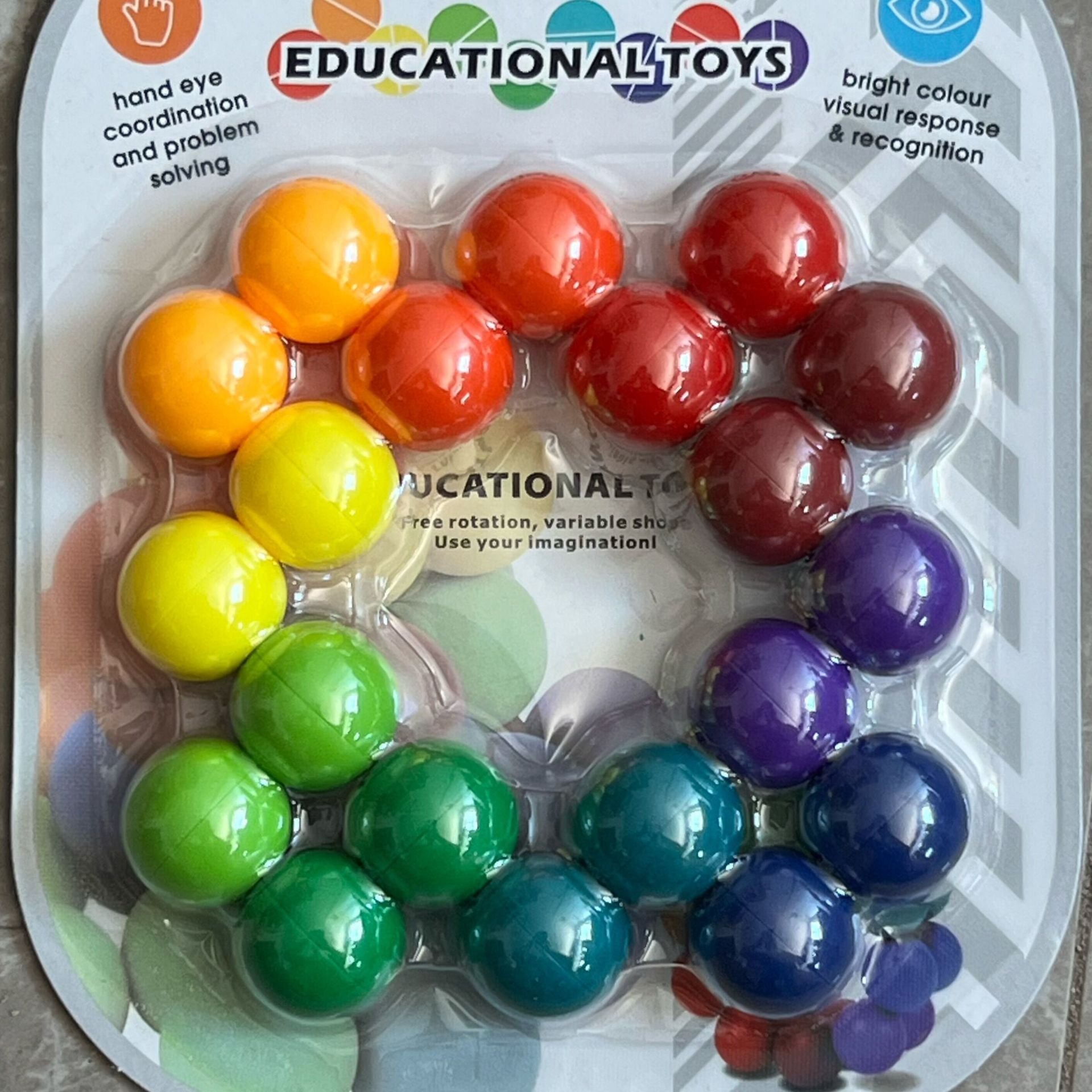 Cosmic Twist Ball - Transforming Magic Puzzle Orb - Anti-Anxiety Fidget Toy with Mesmerizing Motion