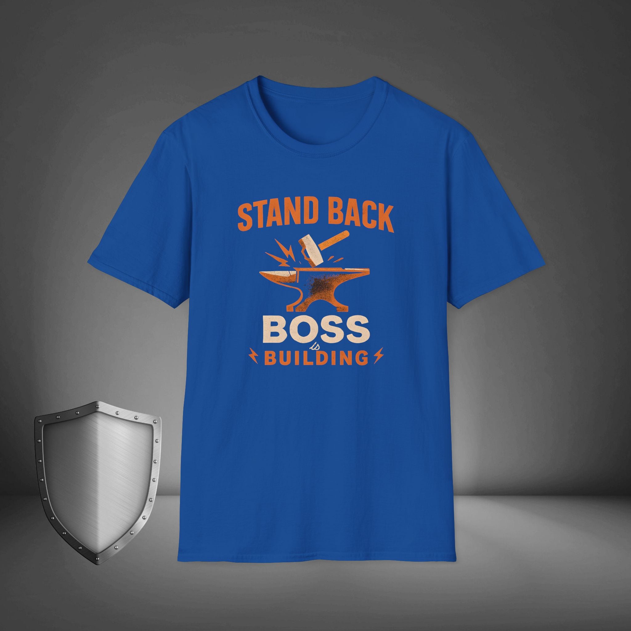 Stand Back Boss Is Building Entrepreneur Hustle Shirt, Business Mindset Tee, Startup Grind Apparel