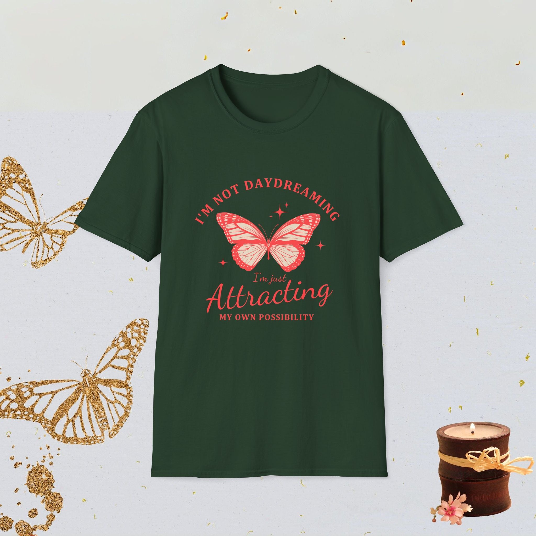 I’m Not Daydreaming I’m Attracting My Own Possibility Manifestation Shirt, Spiritual Mindset Tee, Cosmic Aesthetic Apparel