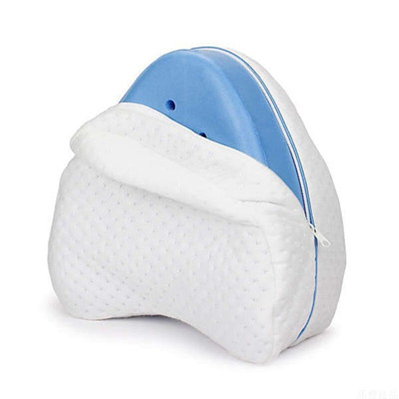 Premium Memory Cotton Slow-Rebound Leg Pillow - Ergonomic Butterfly Support for Side Sleepers, Pregnancy & Pain Relief