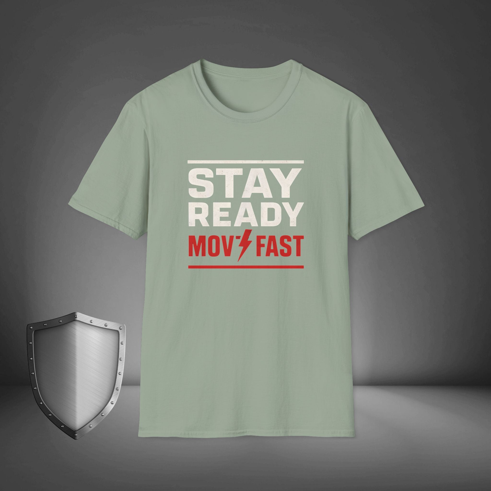 Stay Ready Move Fast Motivational Streetwear Shirt, Gym Grind Tee, Hustle Mindset Shirt