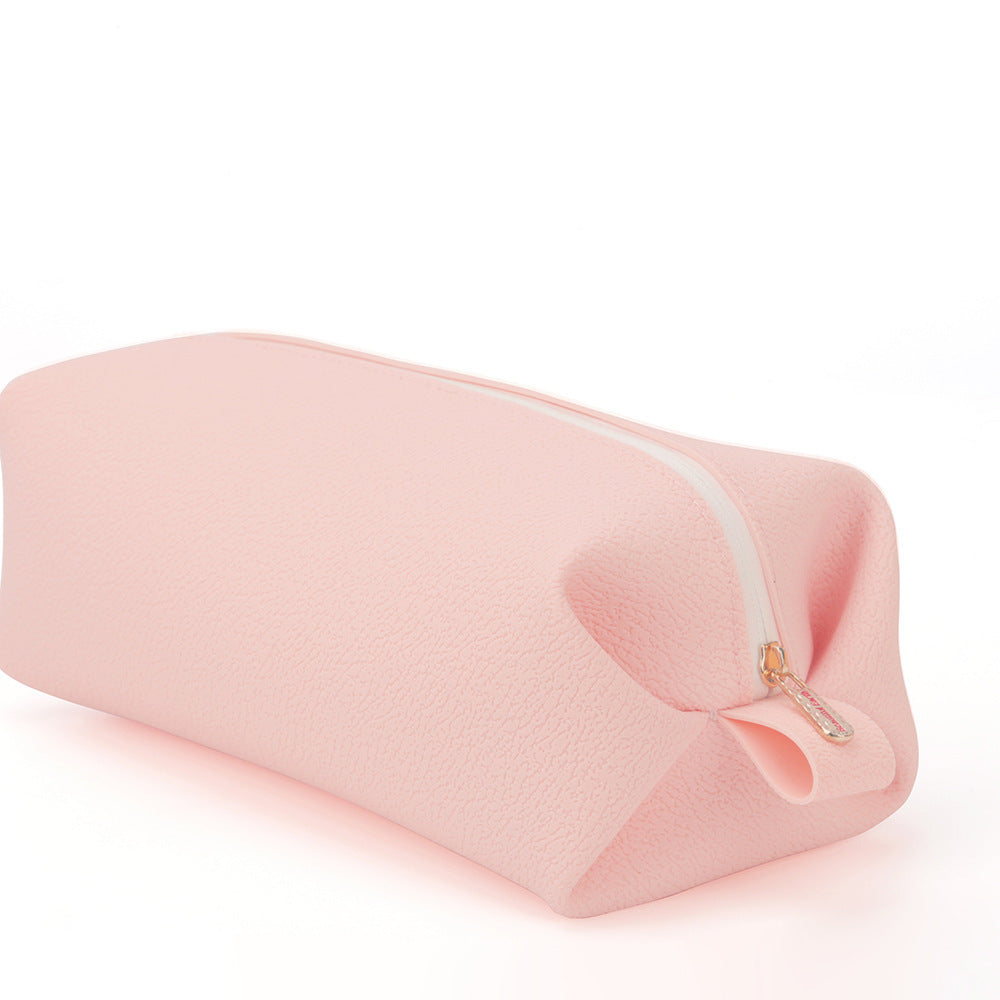 Silicone Wristlet Zipper Pouch – Small Waterproof Travel Bag with Secure Metal Zip