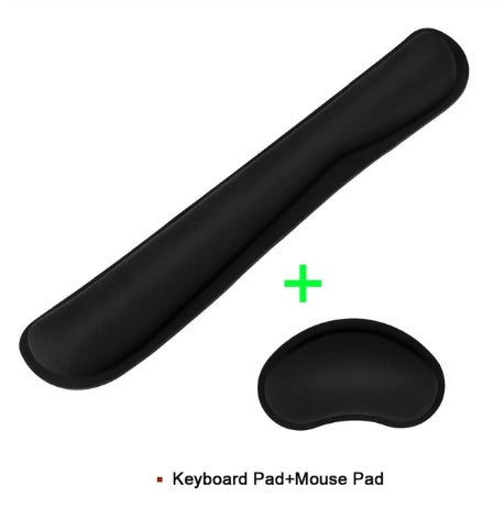 Wrist Rest Pad Set for Keyboard & Mouse - Soft Memory Foam Support for All-Day Typing & Gaming Comfort