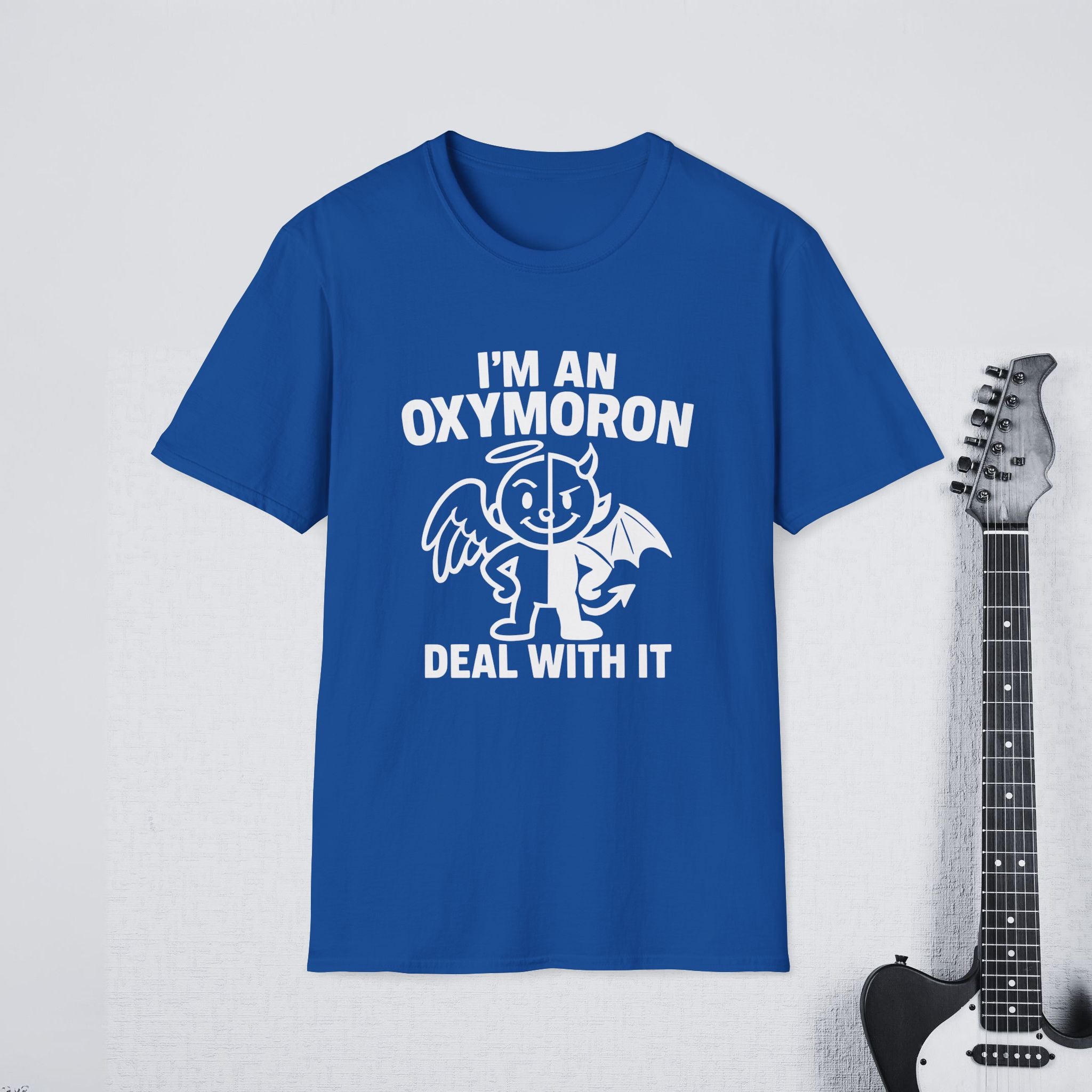 I’m an Oxymoron Deal With It Funny Sarcastic Shirt, Clever Humor Tee, Bold Personality Apparel