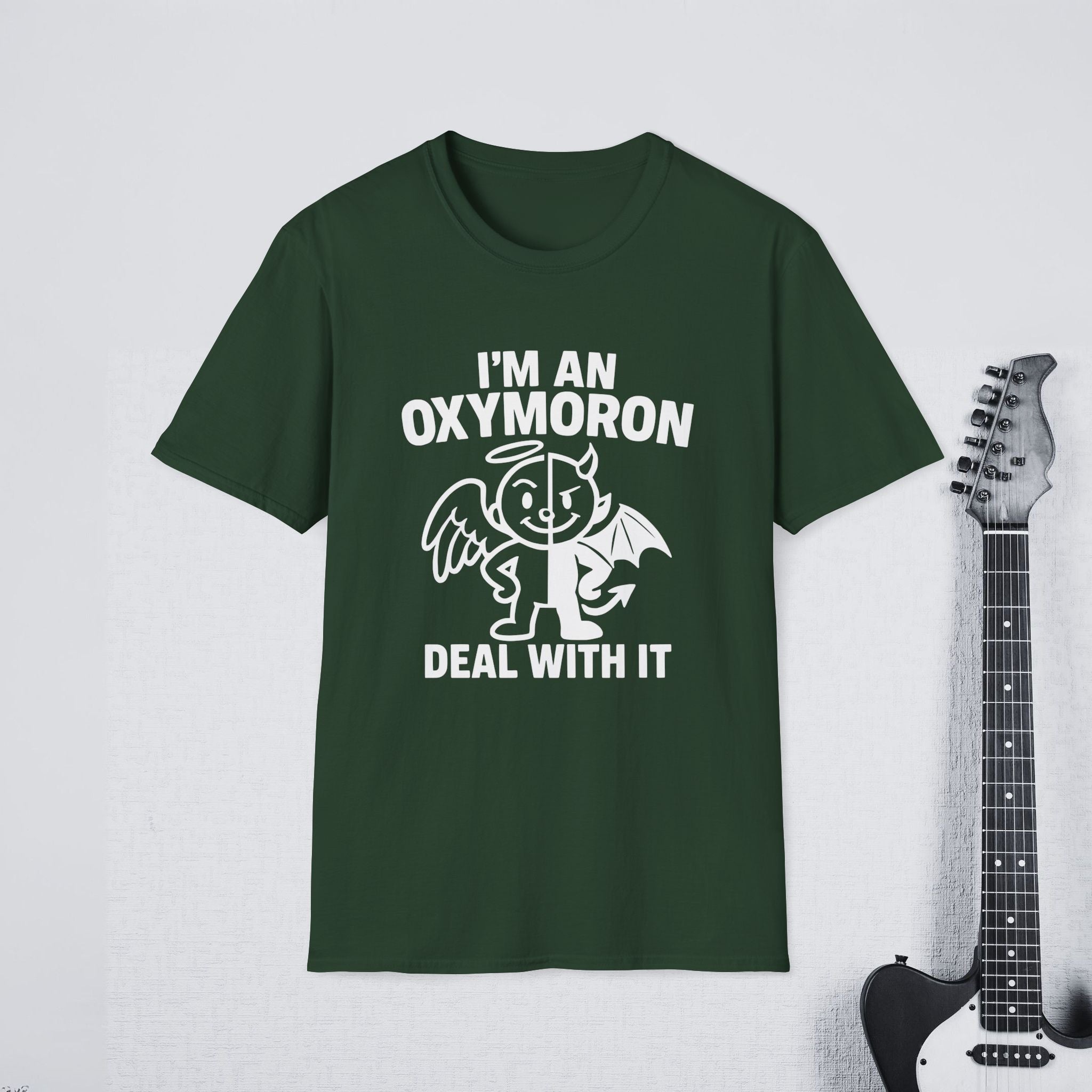 I’m an Oxymoron Deal With It Funny Sarcastic Shirt, Clever Humor Tee, Bold Personality Apparel
