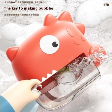 Baby Bath Bubble Blower Toy - Cute Music Machine with LED Lights for Toddler Water Play