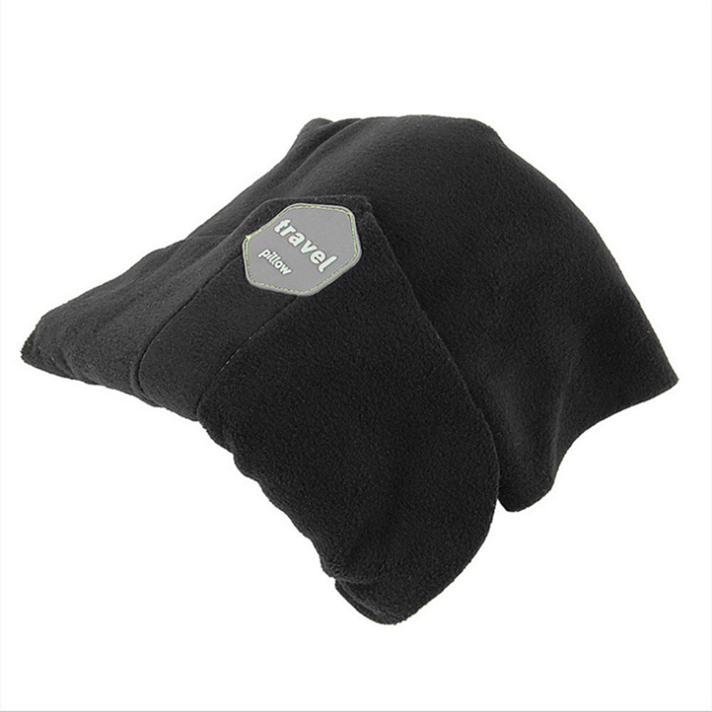 Ultra-Light Travel Neck Pillow Scarf Upright Support for Planes, Trains & Road Trips