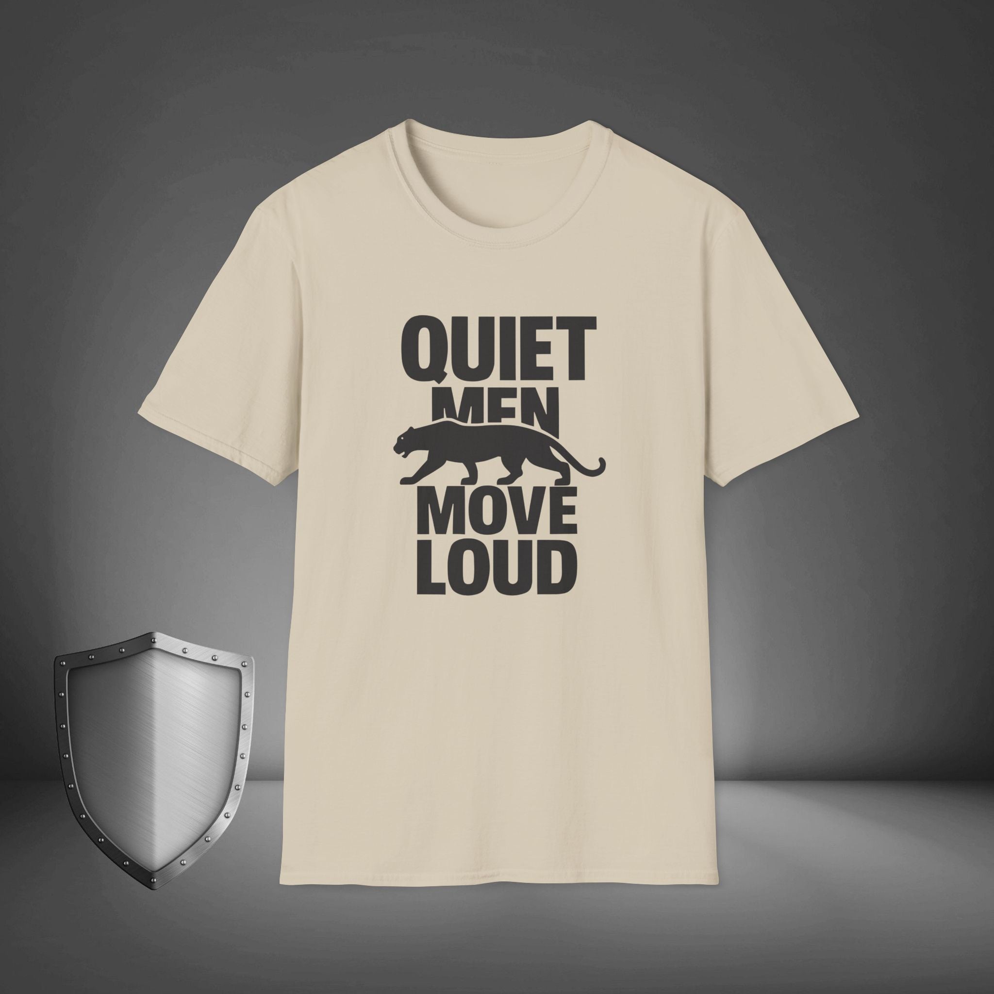 Quiet Men Move Loud Introvert Shirt, Hustle Culture Tee, Bold Mindset Shirt