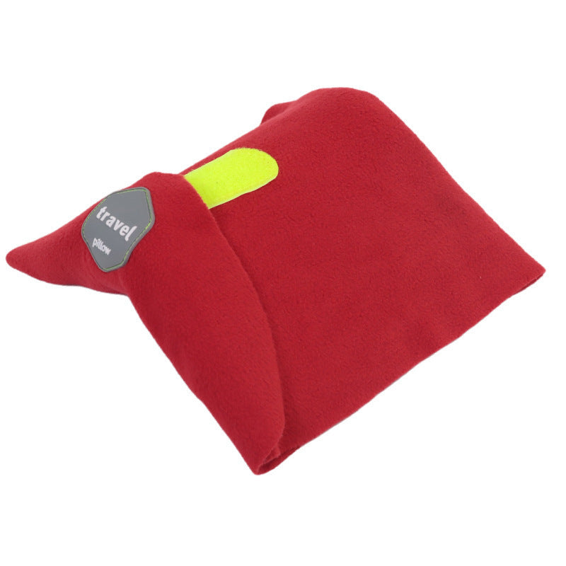 Ultra-Light Travel Neck Pillow Scarf Upright Support for Planes, Trains & Road Trips