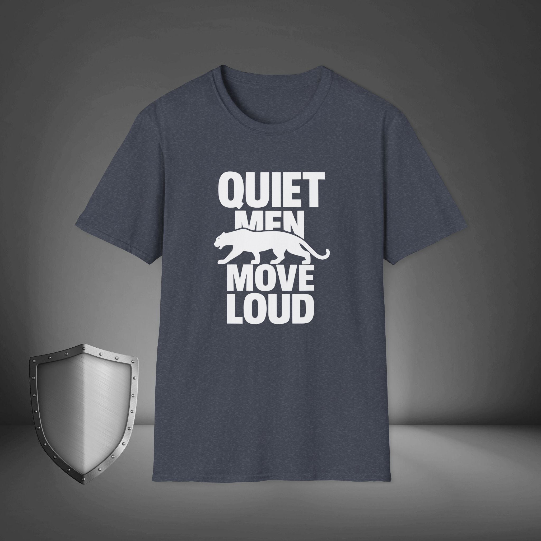 Quiet Men Move Loud Introvert Shirt, Hustle Culture Tee, Bold Mindset Shirt