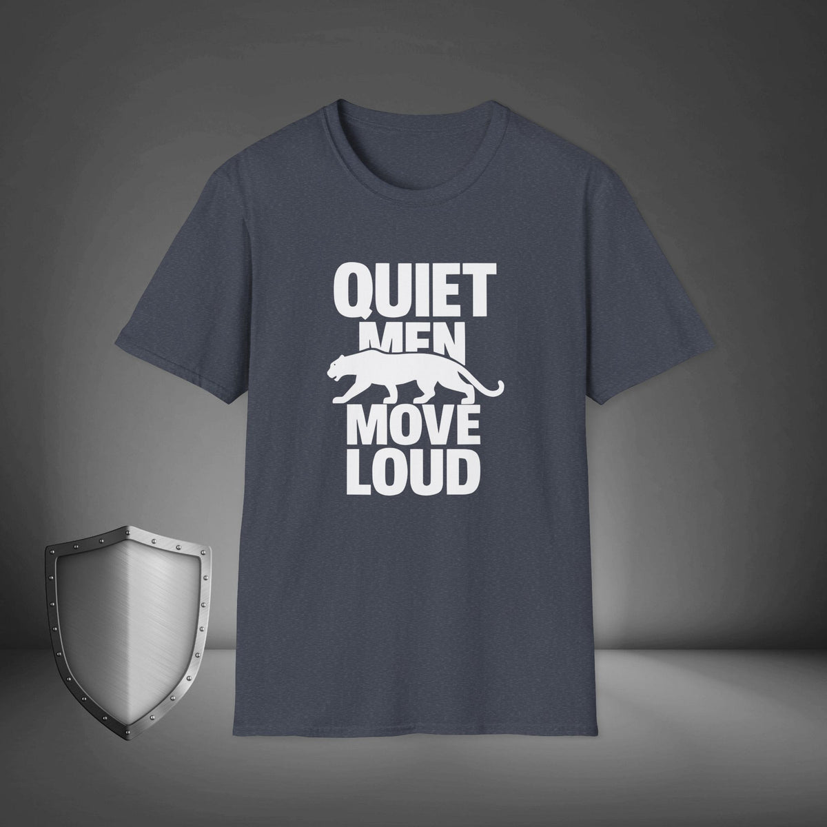 Quiet Men Move Loud Introvert Shirt, Hustle Culture Tee, Bold Mindset Shirt
