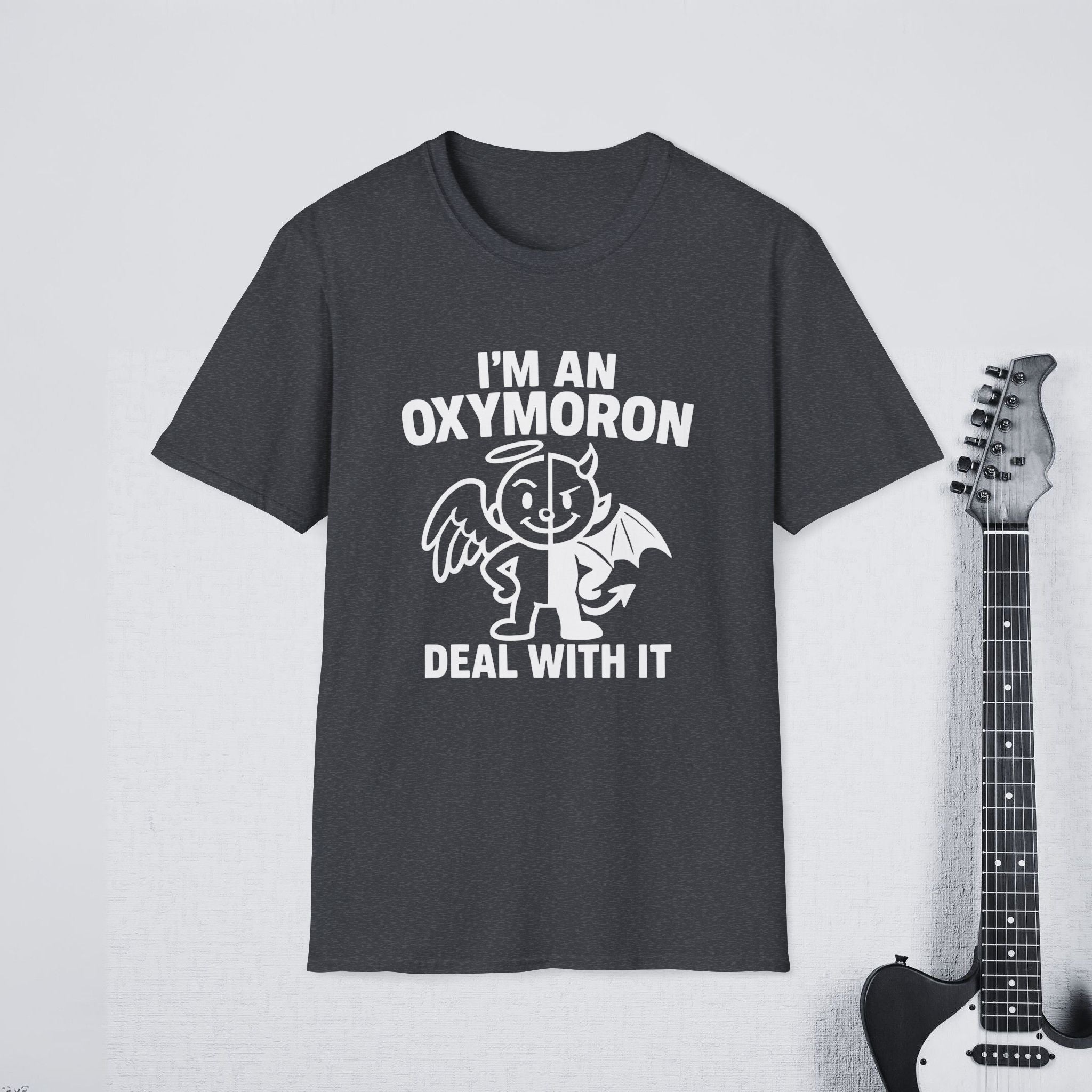 I’m an Oxymoron Deal With It Funny Sarcastic Shirt, Clever Humor Tee, Bold Personality Apparel