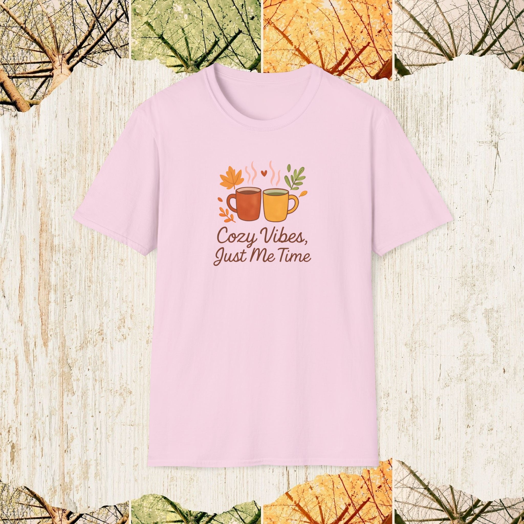 Cosy Vibes Just Me Time Self-Care Shirt, Autumn Comfort Tee, Introvert Relaxation Apparel