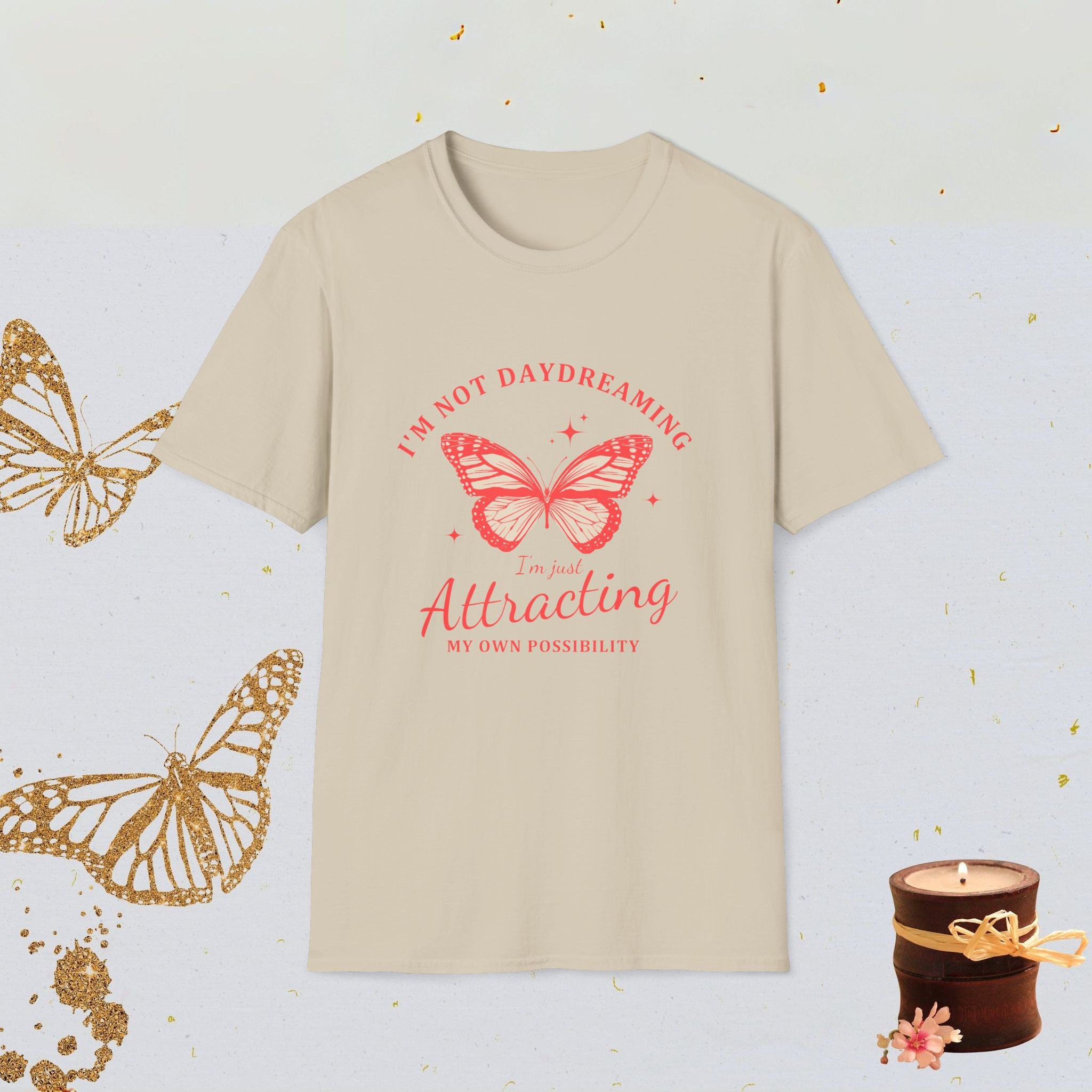 I’m Not Daydreaming I’m Attracting My Own Possibility Manifestation Shirt, Spiritual Mindset Tee, Cosmic Aesthetic Apparel