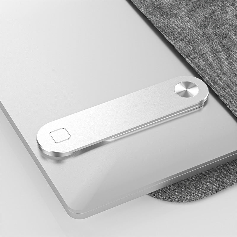 Magnetic Laptop Phone Holder - Adjustable Side Mount Clip for Dual Screen Setup, Foldable Aluminum Expansion Bracket