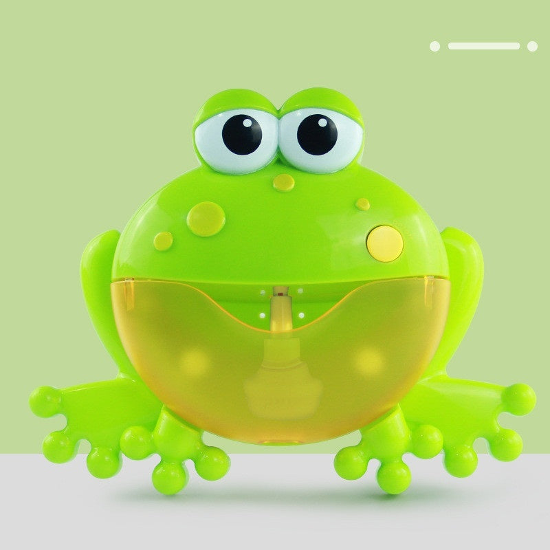 Baby Bath Bubble Blower Toy - Cute Music Machine with LED Lights for Toddler Water Play