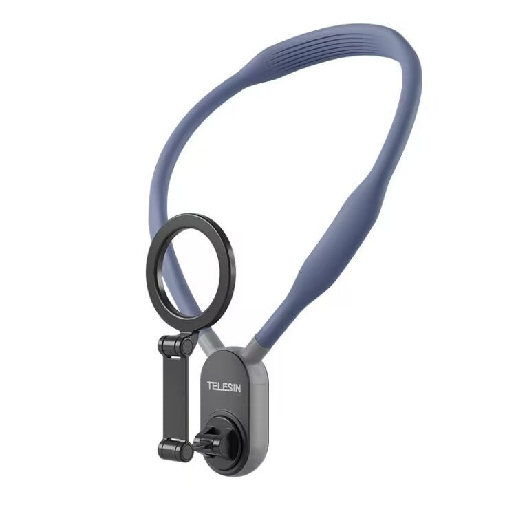 Silicone Magnetic Phone Neck Mount – MagSafe Support, Hands-Free Viewing & Fast Detach for On-the-Go Use