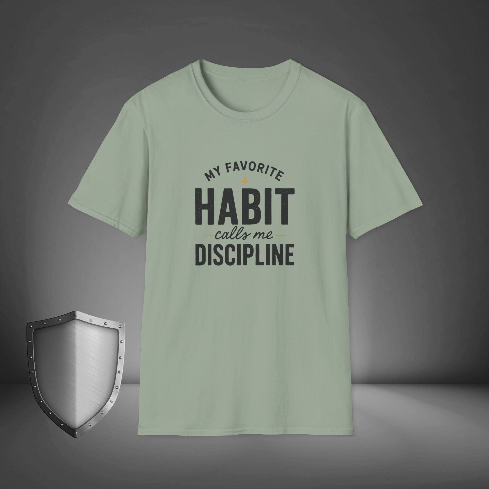 My Favorite Habit Calls Me Discipline Motivational Gym Shirt, Hustle Mindset Tee, Streetwear Confidence Apparel