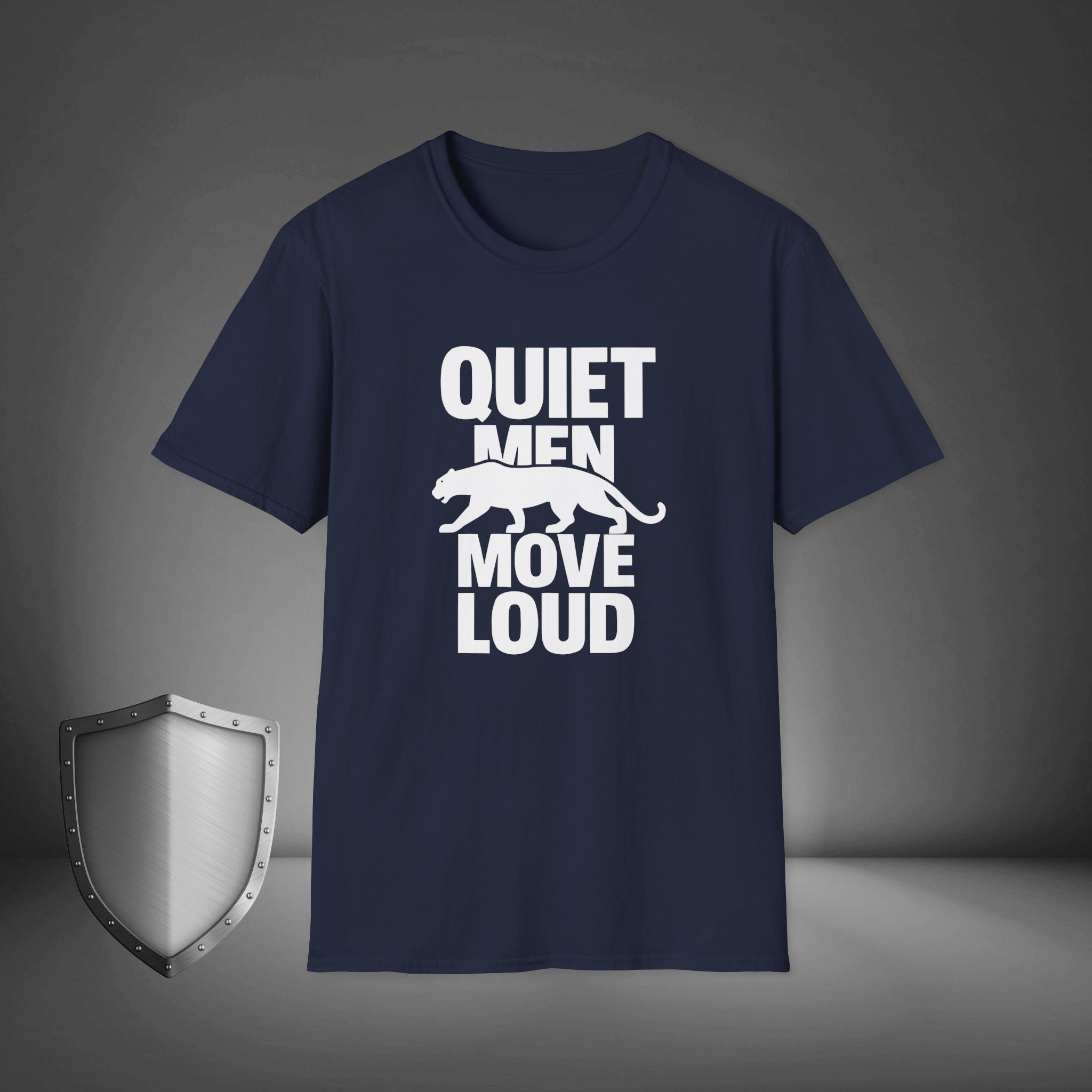 Quiet Men Move Loud Introvert Shirt, Hustle Culture Tee, Bold Mindset Shirt